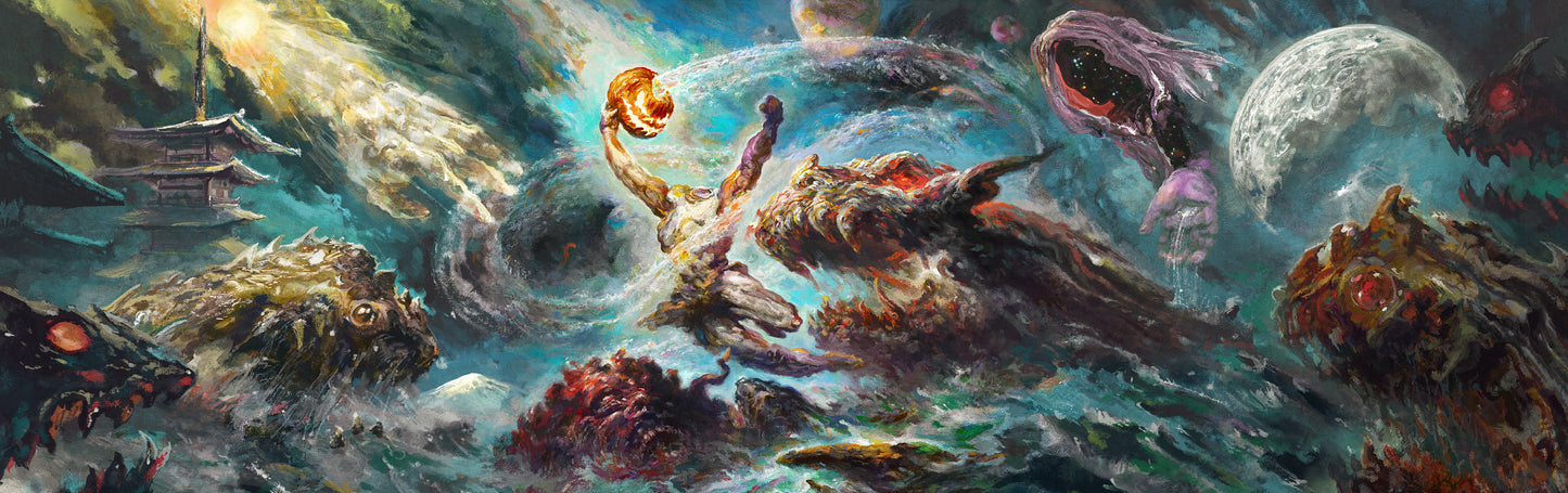 Giants & Monsters Triptych - Full Artwork