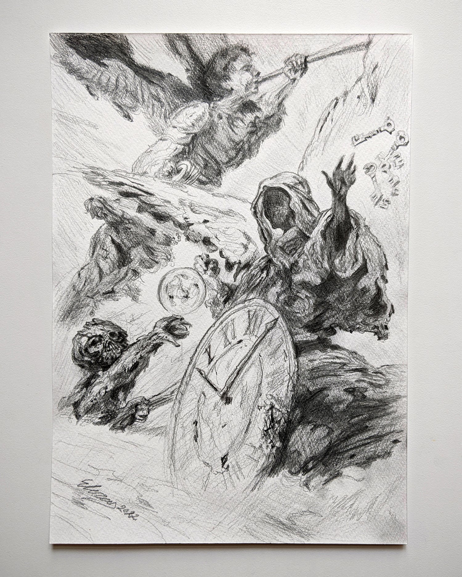 ORIGINAL ART - Pencil Sketch of 'Helloween'