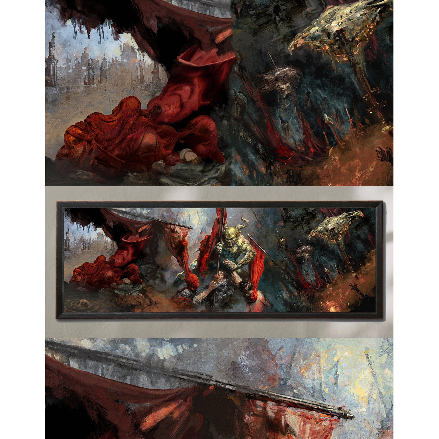 Hate Über Alles Triptych - Full Artwork